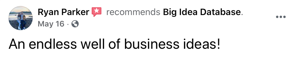 Review of Big Idea Database